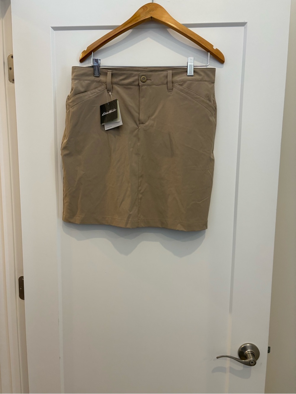 Eddie Bauer Beige Khaki Mini Skort